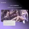 Mouse Pad Irmã Real Frio Intenso, Tamanho Extra Grande e Resistente a Manchas, Adequado para Meninos e Meninas, Jogos de Escritório, Base Espessada, Base Antiderrapante para Computador