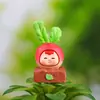 Adornos Creativos de Rábano Artificial, Macetas de Resina para Plantas, Lindas Decoraciones de Escritorio y Coche, Suministro Directo desde la Fábrica de Origen