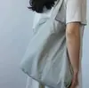 Bolsa de Compras Retro Japonesa, Bolsa Casual de Nailon Ultraligera, Bolsa Tote de Gran Capacidad, Bolso de Hombro, Bolsa Multibolsillos para Viajes Diarios