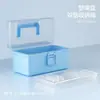 Caja de almacenamiento para dibujos de estudiante de arte, caja de almacenamiento de bocetos de tres capas para estudiante de arte, gran capacidad, multicapa, plegable