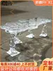 Mesa e cadeiras para varanda, mesa de centro de cristal, mesa de centro para sala de chá do escritório do chefe, modelo de sala de resina translúcida de geleira para feira de exposições