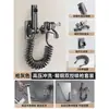 Grifo para Fregadero de Lavadero con Pistola de Rociado para Baño de Balcón Descarga de Inodoro, Una Entrada Dos Salidas Pistola de Agua de Alta Presión Dos en Uno