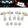 13 Piezas T10 5050 5 LEDs T10 1206 8 LEDs 3528 12 LEDs 31mm Luz Interior de Coche