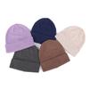[Personalizado] Venta Directa de Fábrica Otoño e Invierno Hilo Cálido Hueco Tejido Gorro Moda Transfronteriza Bordado Letra Gorro para el Frío