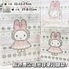 Bolsa de Regalo de Invierno Miffy Conejo Estilo Fair Isle Gran Capacidad Linda Alto Valor Súper Gruesa Regalo para Estudiante Bolso Tote Exquisito