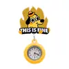 Reloj de Bolsillo Clásico de Enfermera y Doctor de Hospital con Apariencia Personalizada y Práctico Clip Retráctil para Insignia Colgante de Pecho