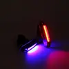 Luz Traseira de Bicicleta para Ciclismo Transfronteiriço Luz de Bicicleta de Alta Luminosidade Recarregável por USB Luz Traseira de Mountain Bike Luz Traseira de Alerta LED