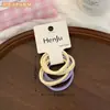 Nuevo Anillo Sencillo para Toalla Combinación Goma Elástica Alta para el Cabello Set Básico Diadema Cuerda para el Cabello Accesorio para el Cabello Venta al por Mayor