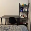 Estante de Hierro para Exhibición y Almacenamiento de Figuras de Modelo Mesa de Noche de Dormitorio Mesita Lateral Muñecos de Felpa Almacenamiento de Cosméticos