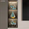 Ornamentos de Vela Suave Velheiro Luxo Acessível Sala de Estar de Alto Padrão Entrada Gabinete de TV Gabinete de Vinho Decorações Artesanato de Escritório