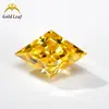 Zircônia diamante dourada pedra solta Wuzhou fonte de gemas fábrica atacado gema zircônia cúbica cravação DIY