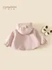 Chaqueta con Capucha de Otoño para Niñas 2026 Nueva Moda Casual para Niños, Ropa Cortavientos de Primavera y Otoño para Bebés Niñas