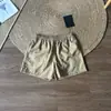 Calça de Praia Casual ao Ar Livre de Secagem Rápida Estilo Minimalista com Cordão Cintura Elástica Cinco Pontos 12884