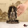 Respaldo de Latón Puro Loto Guanyin de Cobre Guanyin Bodhisattva Estatuas de Buda Guanyin Ping An Buda Estatuas de Bronce Adornos para el Hogar Venta al por Mayor