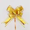 50 Flores de Tirar Mariposa Mate, Flores de Tirar con Cinta Grande para Navidad, Pascua y San Valentín, Lazos de Mariposa de Organza Transfronterizos