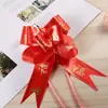 49 flores de tirón suministros para celebración de bodas cinta de lazo caja de regalo de boda empaque decoración de coche de boda tirador de manija de puerta flores de tirón al por mayor