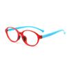 Armazón de gafas para niños armazón plano ligero anti-luz azul se puede equipar para ojos miopes lindo armazón redondo CSP8839