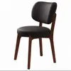 Cadeira Nórdica de Madeira Maciça, Simples Moderna para Jantar, Designer Italiano para Sala de Jantar Uso Doméstico, Cadeira com Encosto de Luxo Leve, Uso em Escritório