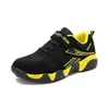 Sapatos infantis transfronteiriços 6-12 anos tênis infantis primavera e outono respiráveis resistentes ao desgaste antiderrapantes crianças médias e grandes tênis da moda para corrida