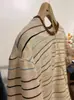Camiseta a Rayas Adelgazante de Tallas Grandes para Mujer, Estilo Casual, Versátil de Manga Corta, Bloqueo de Color Retro, Tendencia Juvenil