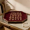 Nuevo Llavero de Metal con Incrustaciones de Diamantes de 26 Letras, Colgante para Bolso, Colgante Sencillo para Collar, Accesorios DIY, Venta al por Mayor
