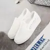 Zapatos de Lona Versátiles Nuevos Bai Zhenhe Primavera y Otoño para Mujer, Zapatos de Malla sin Cordones, Zapatos Casuales de Encaje Transpirables Frescos con Plataforma