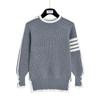 Suéter de Punto Grueso de Cuello Redondo del Mismo Estilo para Otoño e Invierno para Hombre y Mujer Estilo de Pareja Tb Suéter Cálido de Cuello Redondo