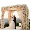 Arco de Boda Estilo Francés, Cortinas de Boda, Gasa de Malla, Decoración de Lugar de Fiesta de Boda al Aire Libre, Gasa Decorativa