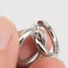 Anillos Cortados con Hilo de Acero Inoxidable Tamaño 1.0-3.5mm Accesorios para Anillos DIY Acero de Titanio No se Desvanecen Círculo Único Joyería Redonda
