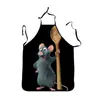 Delantal Impermeable Más Vendido en Amazon Transfronterizo para la Cocina, Delantal Especial con Temática de Gatos Lindos para Fiestas de Barbacoa, Anti-Manchas, Más Vendido