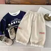Liquidación, sin devoluciones ni cambios, 18 yuanesPantalones para niños MaiBao, nuevo estilo de otoño, pantalones casuales con letras bordadas para bebés y niños pequeños G0