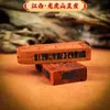 Montaña Longhu Madera de Azufaifo Golpeada por el Rayo Ficha del Comando de los Cinco Truenos Artículo Taoísta Talismán Ziyi Sanqing Adorno Propicio de Estilo Chino