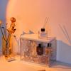Quente Cor Perfume Caixa de Armazenamento Desktop Rack Display Cabinet Internet Celebridade Dressing Table Cosméticos Multifuncional Caixa à prova de poeira