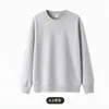 Sudadera de hombre hecha a medida, estilo primavera/otoño de 300 g, disponible para venta al por mayor, cómoda y amigable con la piel, sudadera unisex de cuello redondo