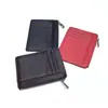 Billetera de Piel de Vaca de Primera Capa para Monedas con Cierre Corto de Comercio Exterior, Portatarjetas de Identificación de Cuero Genuino con Múltiples Ranuras para Tarjetas por Ambos Lados, Cartera Fina para Tarjetas, En Stock