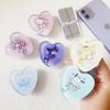 Espejo plegable para teléfono móvil con dibujos animados Kulomi Sanrio, espejo cosmético pintado, soporte telescópico para airbag, pegatina para teléfono móvil