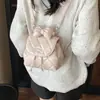 Mochila 2026, mochila de mujer moderna, diseño de moda con patrón de diamantes, estilo nuevo súper popular, con un detalle único de lazo