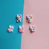 Accesorios de Resina Brillantes de Hello Kitty para DIY Joyería Pasador Diadema Flor para Zapatos Funda de Teléfono Parche Accesorios Venta al por Mayor