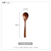 Colher de sopa japonesa grande para sopa doméstica de madeira pequena colher de arroz colher de mingau cabo longo colher de madeira para sopa