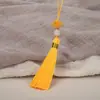 Marcador de página con borla de nudo chino antiguo de 7 cm, decoración para ropa, borla, accesorios DIY, venta al por mayor