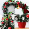 Nuevo adorno de árbol de Navidad de escritorio pequeño de Amazon Exhibición navideña de ventana Corona para sala de estar Decoración de árbol de Navidad