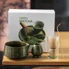 Set de batidor de té matcha para hacer té matcha, Herramienta para remover té de la dinastía Sui, Set de batidor de té cepillo matcha de bambú japonés