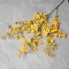Orquídea Oncidium de Galho Alto Flor Artificial Corredor de Casamento Teto Flor Falsa Decoração de Casa Enfeites Adereços de Fotografia Fundo