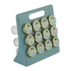 Juego de Especias Estilo Lujo con Frascos de Vidrio para Condimentos, Suministros de Cocina Sellados y a Prueba de Humedad, Estante de Almacenamiento para Juego de Frascos de Especias al por Mayor