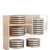 Estante de Armazenamento para Classificação de Assuntos Mesa de Estudante Armário Vertical de Múltiplas Camadas para Armazenamento de Livros Mesa de Escritório Caixa de Arquivos A4 Dormitório