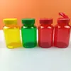 Disponibles en Stock Botellas de Plástico para Mascotas de 300ml con Tapa Flip-Top para Pastillas de Calcio, Cápsulas, Suplementos para la Salud, Polvo y Pastillas Sólidas