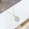 Collar de Flores Estilo Coreano Moda para Mujer Collar de Circonita Cadena Corta para Clavícula Joyería para Mujer Suministro Directo de Fábrica