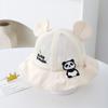 Sombrero para bebé niño y niña de 1 a 3 años estilo chino lindo panda sombrero de red sombrero de pescador sombrero de cubo para niños sombrero de sol para exteriores