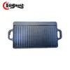 Sartén Rectangular de Hierro Fundido Sin Recubrimiento Rayada Teppanyaki Sartén Doméstica Parrilla para Barbacoa al Aire Libre Venta al por Mayor