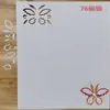 Cartón para envolver flores accesorios para el cabello bolsa de papel con dibujos accesorios papel adhesivo plantilla de papel casera cartón blanco corte de flores broche